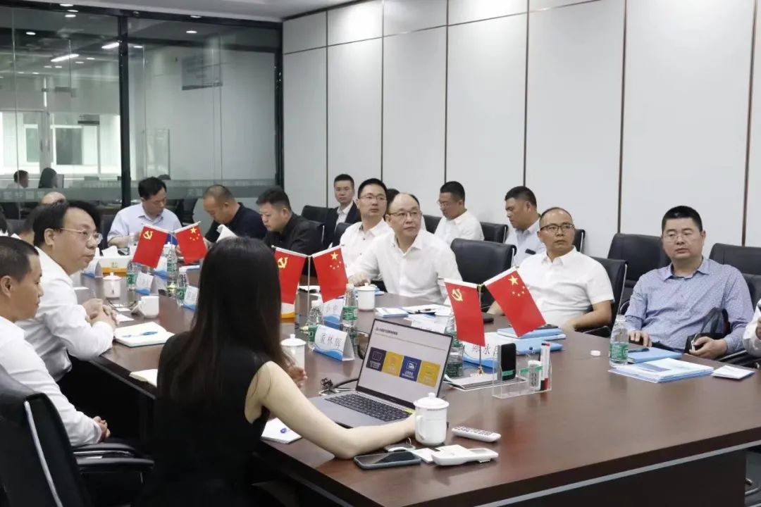 台州市路桥区牟傲野区长率队到K8凯发国际首页登录科技考察指导